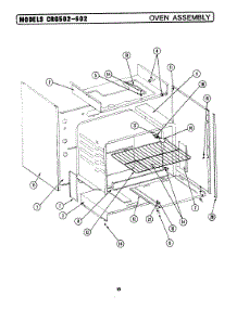 05 - Oven Assembly parts for Maytag Range LCRG502 from AppliancePartsPros.com