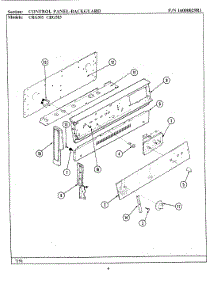 03 - Control Panel parts for Maytag Range LCRG505 from AppliancePartsPros.com