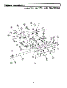 03 - Burners, Valves & Controls parts for Maytag Range LCRG602 from AppliancePartsPros.com