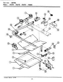02 - Control parts for Maytag Range LCRG755 from AppliancePartsPros.com