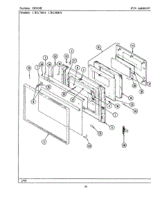 03 - Door (Xcrg760a Xcrg860a) parts for Maytag Range LCRG760A from AppliancePartsPros.com