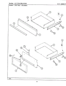 03 - Drawer (Xcrg760a Xcrg860a) parts for Maytag Range LCRG860A from AppliancePartsPros.com