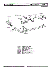 10 - Valves & Controls parts for Maytag Range LCRP382 from AppliancePartsPros.com