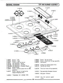 02 - Top & Burner Assembly parts for Maytag Cooktop LCSG500 from AppliancePartsPros.com