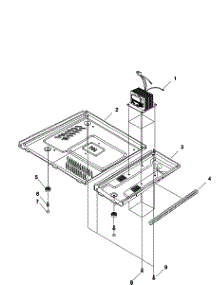 06 - Base parts for Amana Microwave LD10D / P1329701M from AppliancePartsPros.com