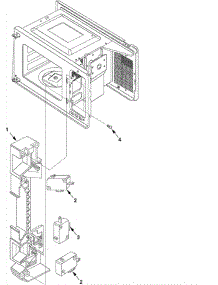 04 - Latch Board parts for Amana Microwave LD10D / P1329701M from AppliancePartsPros.com