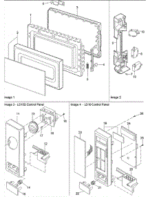 02 - Door, Interlock & Control Panel Parts parts for Amana Microwave LD10D / P1323501M from AppliancePartsPros.com