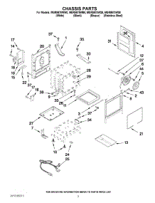 03 - Chassis Parts parts for Maytag Range MGR8670WQ0 from AppliancePartsPros.com