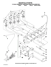 04 - Manifold Parts parts for Maytag Range MGR8670WQ0 from AppliancePartsPros.com