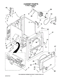 02 - Cabinet Parts parts for Maytag Dryer NGD4800VQ1 from AppliancePartsPros.com