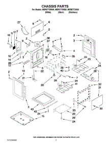 03 - Chassis Parts parts for Maytag Range MER8772WB0 from AppliancePartsPros.com