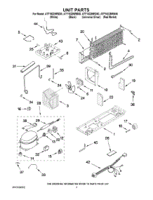 04 - Unit Parts parts for Maytag Refrigerator ATF1822MRB00 from AppliancePartsPros.com