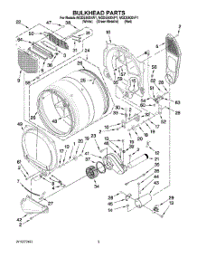 03 - Bulkhead Parts parts for Maytag Dryer MGDE500VF1 from AppliancePartsPros.com