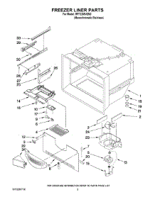 02 - Freezer Liner Parts parts for Maytag Refrigerator MFF2258VEM2 from AppliancePartsPros.com