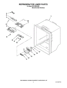 04 - Refrigerator Liner Parts parts for Maytag Refrigerator MFF2258VEM2 from AppliancePartsPros.com