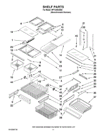07 - Shelf Parts parts for Maytag Refrigerator MFF2258VEM2 from AppliancePartsPros.com