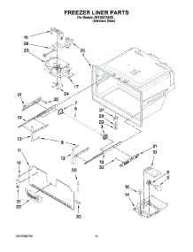 06 - Freezer Liner Parts parts for Maytag Refrigerator MFI2067AES5 from AppliancePartsPros.com