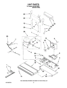 10 - Unit Parts parts for Maytag Refrigerator MFI2067AES5 from AppliancePartsPros.com