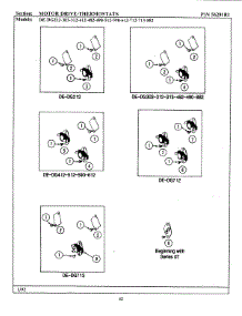 07 - Motor Drive-Thermostats parts for Maytag Dryer LDE412 from AppliancePartsPros.com