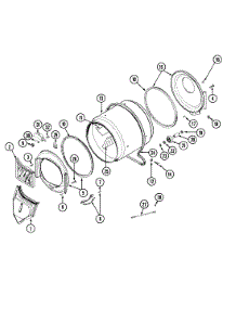 08 - Tumbler (Lde4914acm & Ldg4914aam) parts for Maytag Dryer LDE4914ACM from AppliancePartsPros.com