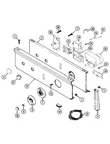 03 - Control Panel parts for Maytag Dryer LDE5914ACL from AppliancePartsPros.com