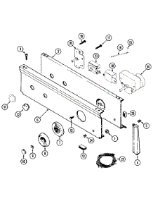 03 - Control Panel parts for Maytag Dryer LDE7304ADL from AppliancePartsPros.com