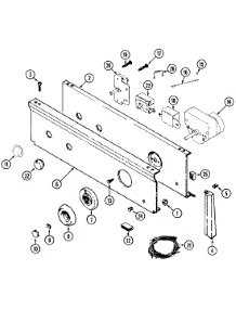 03 - Control Panel parts for Maytag Dryer LDE7314ADE from AppliancePartsPros.com