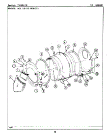 08 - Tumbler parts for Maytag Dryer LDE7480ACL from AppliancePartsPros.com