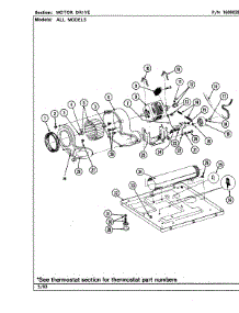 10 - Motor Drive (Lde7500acl,Acw,Adl,Adw) parts for Maytag Dryer LDE7500ACE from AppliancePartsPros.com