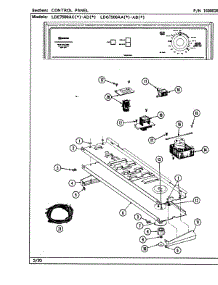 04 - Control Panel (Lde7500acl,Acw,Adl,Adw) parts for Maytag Dryer LDE7500ACW from AppliancePartsPros.com
