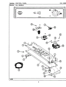 04 - Control Panel (Lde7500ace,Ade) & (Ldg) parts for Maytag Dryer LDE7500ADE from AppliancePartsPros.com
