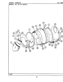 15 - Tumbler (Lde7500ace,Ade) & (Ldg) parts for Maytag Dryer LDE7500ADE from AppliancePartsPros.com