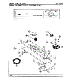 03 - Control Panel parts for Maytag Dryer LDE8000ACW from AppliancePartsPros.com