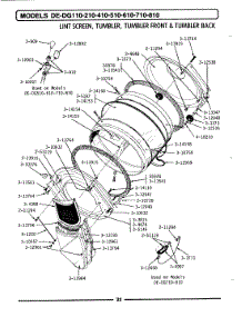 06 - Lint Screen, Tumbler (Front & Back) parts for Maytag Dryer LDE810 from AppliancePartsPros.com