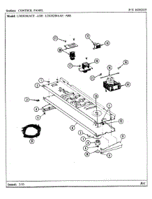 03 - Control Panel parts for Maytag Dryer LDE8200ACE from AppliancePartsPros.com