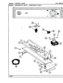 05 - Control Panel (Lde8410acl,Acw,Adl,Adw) parts for Maytag Dryer LDE8410ACW from AppliancePartsPros.com