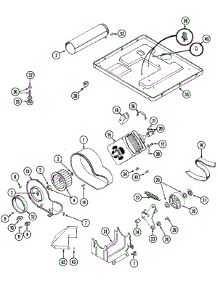 07 - Motor Drive parts for Maytag Dryer LDE9314ADE from AppliancePartsPros.com