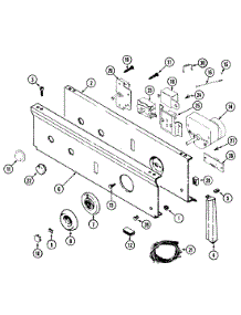 03 - Control Panel parts for Maytag Dryer LDE9334ACL from AppliancePartsPros.com