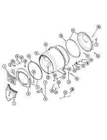 07 - Tumbler (Lde9334acm & Ldg9334aam) parts for Maytag Dryer LDE9334ACM from AppliancePartsPros.com