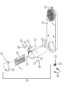 06 - Heater parts for Maytag Dryer LDE9334ADE from AppliancePartsPros.com