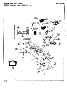 03 - Control Panel parts for Maytag Dryer LDE9801ACL from AppliancePartsPros.com