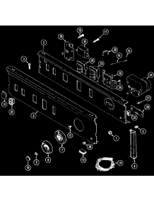 03 - Control Panel parts for Maytag Dryer LDE9814ACL from AppliancePartsPros.com
