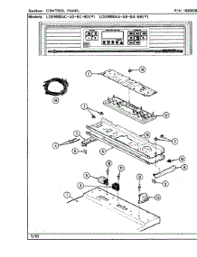 03 - Control Panel parts for Maytag Dryer LDE9900BCL from AppliancePartsPros.com
