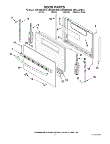 06 - Door Parts parts for Maytag Range AGR4422VDS0 from AppliancePartsPros.com