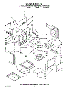03 - Chassis Parts parts for Maytag Range YMER8772WS0 from AppliancePartsPros.com