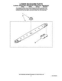 04 - Lower Washarm Parts parts for Maytag Dishwasher MDBH945AWW2 from AppliancePartsPros.com