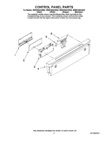 02 - Control Panel Parts parts for Maytag Dishwasher MDBH945AWQ2 from AppliancePartsPros.com