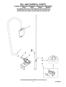 06 - Fill And Overfill Parts parts for Maytag Dishwasher MDBH945AWQ2 from AppliancePartsPros.com