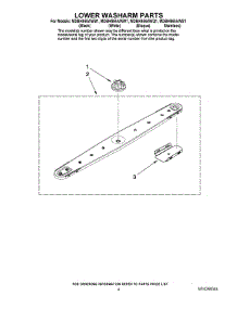 04 - Lower Washarm Parts parts for Maytag Dishwasher MDBH955AWS1 from AppliancePartsPros.com