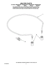 05 - Heater Parts parts for Maytag Dishwasher MDBH955AWS1 from AppliancePartsPros.com